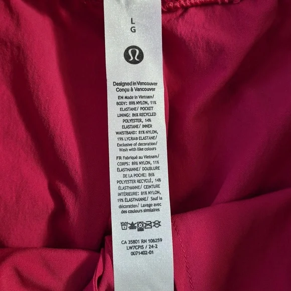 Lululemon Stretch Woven High Rise Shorts Size L - Picture 4 of 8